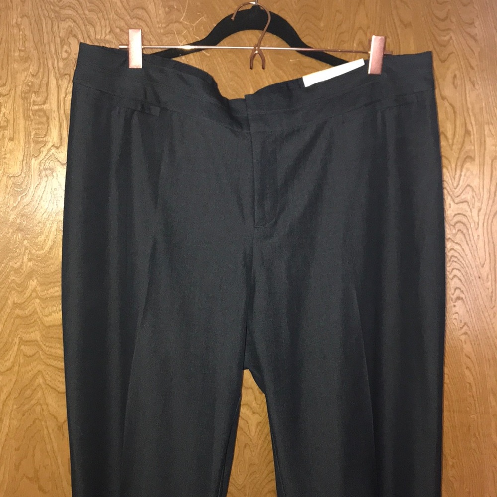 CJ Banks moderately curvy trouser leg dress pant